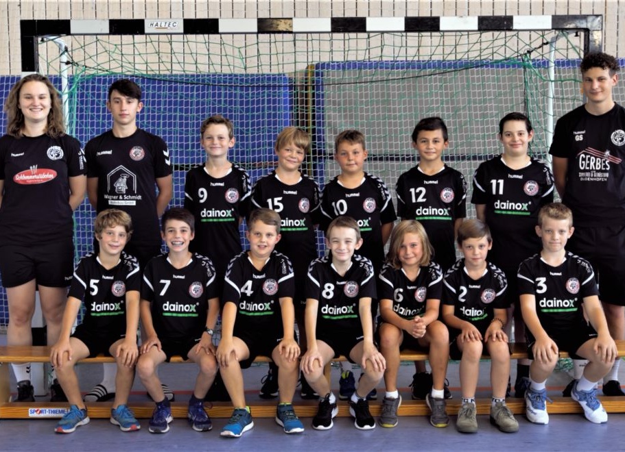 Mannschaftsfoto Kinder Handball