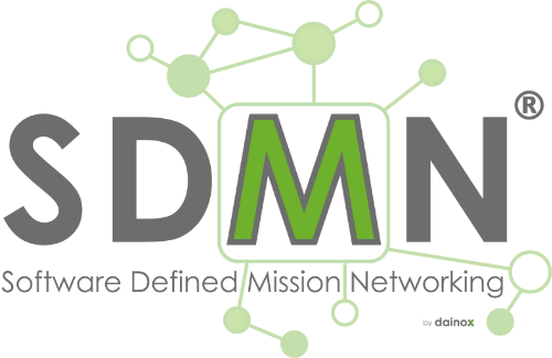 [Translate to English:] SDMN - Software Defined Mission Networking Logo